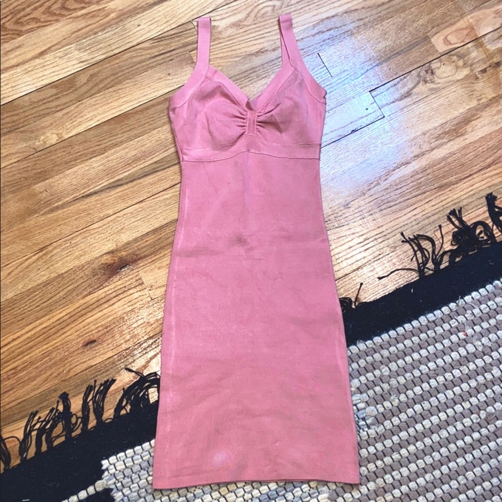 BCBGMaxAzria Pink Mini Dress